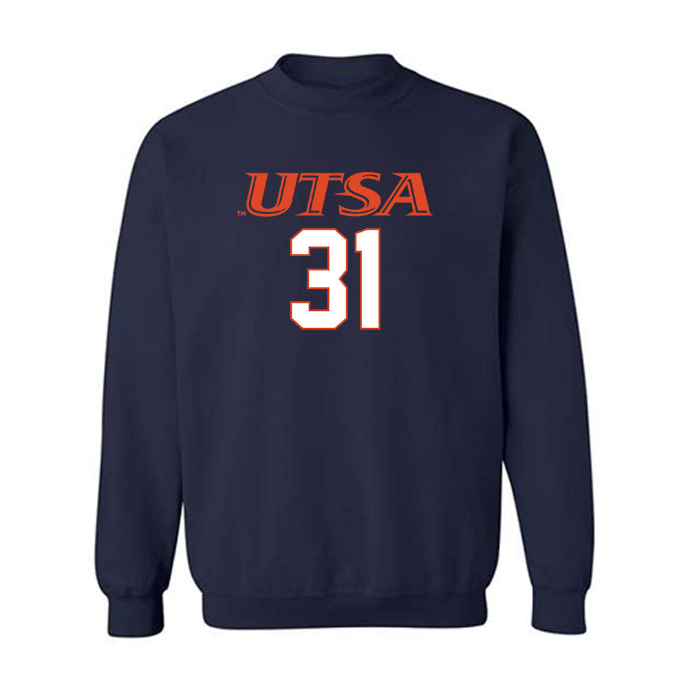UTSA - NCAA Football : Victor Shaw - Classic Shersey Crewneck Sweatshirt-0