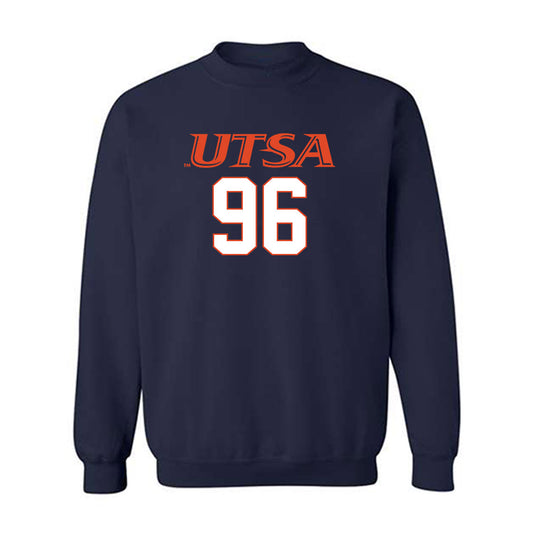 UTSA - NCAA Football : Corey Walls - Classic Shersey Crewneck Sweatshirt-0