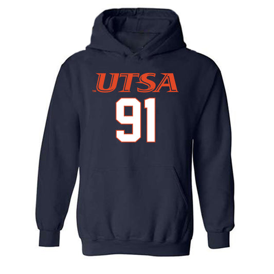 UTSA - NCAA Football : Isaac Hatfield - Classic Shersey Hooded Sweatshirt-0