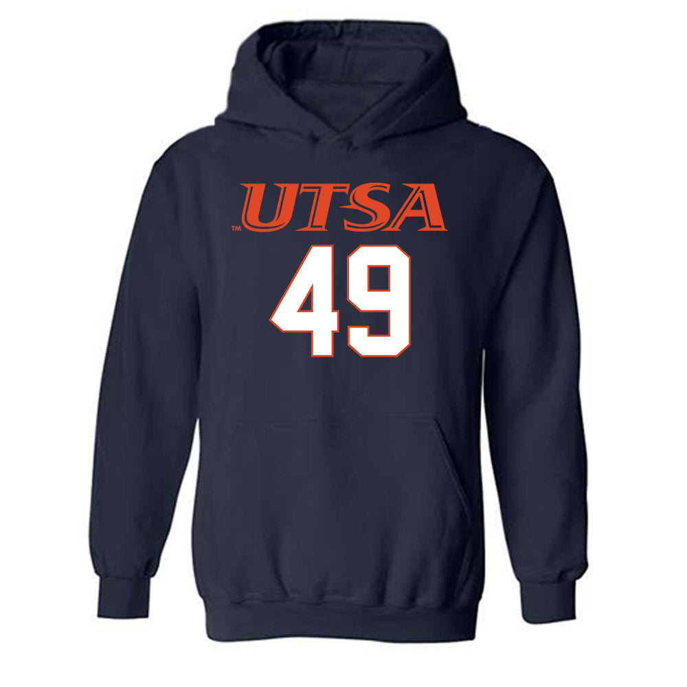 UTSA - NCAA Football : David Adedoyin - Classic Shersey Hooded Sweatshirt