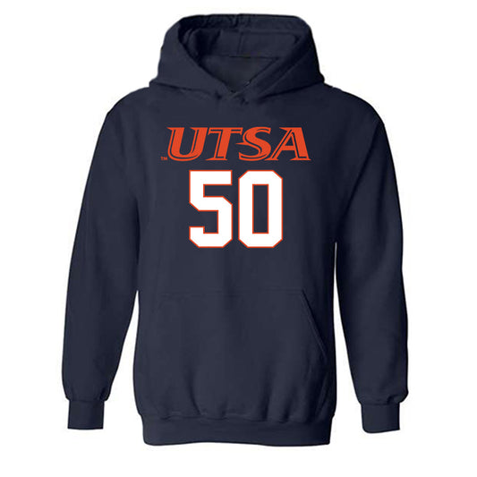UTSA - NCAA Football : Michael Owoeye - Classic Shersey Hooded Sweatshirt-0