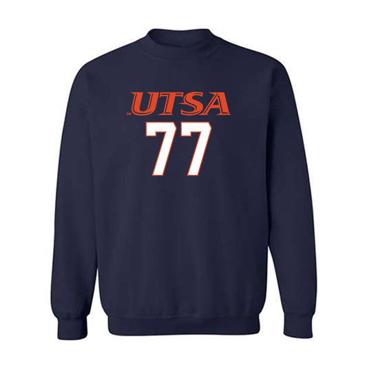 UTSA - NCAA Football : Devron Williams - Classic Shersey Crewneck Sweatshirt-0