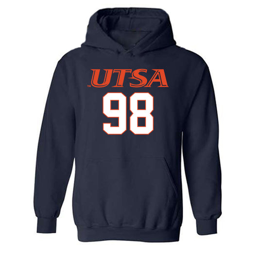 UTSA - NCAA Football : Jesse Perez - Classic Shersey Hooded Sweatshirt-0