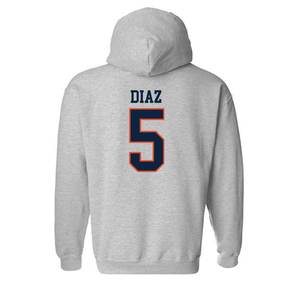 UTSA - NCAA Baseball : Diego Diaz - Sports Shersey Hooded Sweatshirt-1
