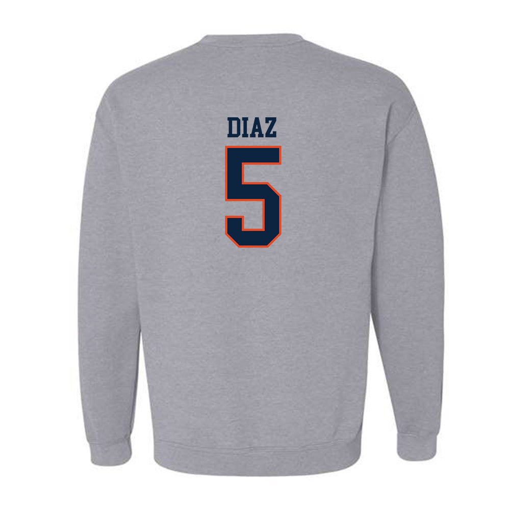UTSA - NCAA Baseball : Diego Diaz - Sports Shersey Crewneck Sweatshirt-1