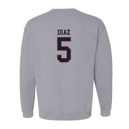 UTSA - NCAA Baseball : Diego Diaz - Sports Shersey Crewneck Sweatshirt-1