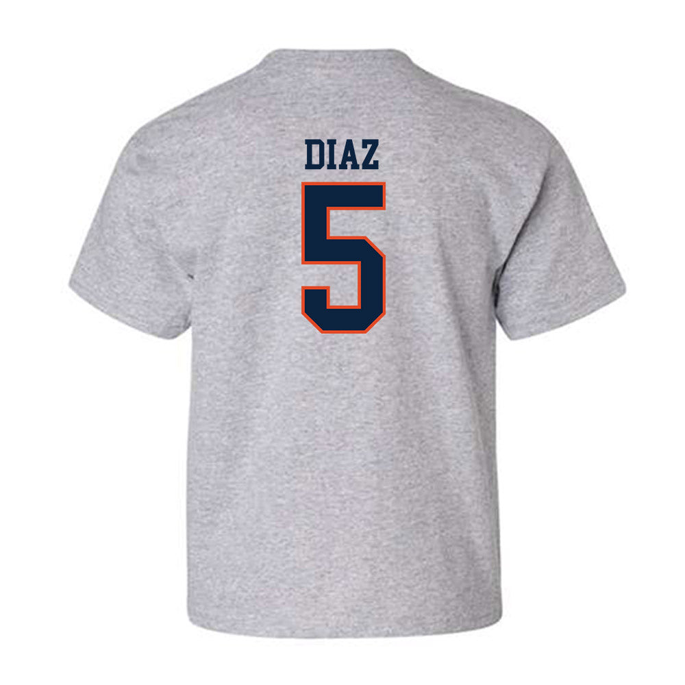 UTSA - NCAA Baseball : Diego Diaz - Sports Shersey Youth T-Shirt-1