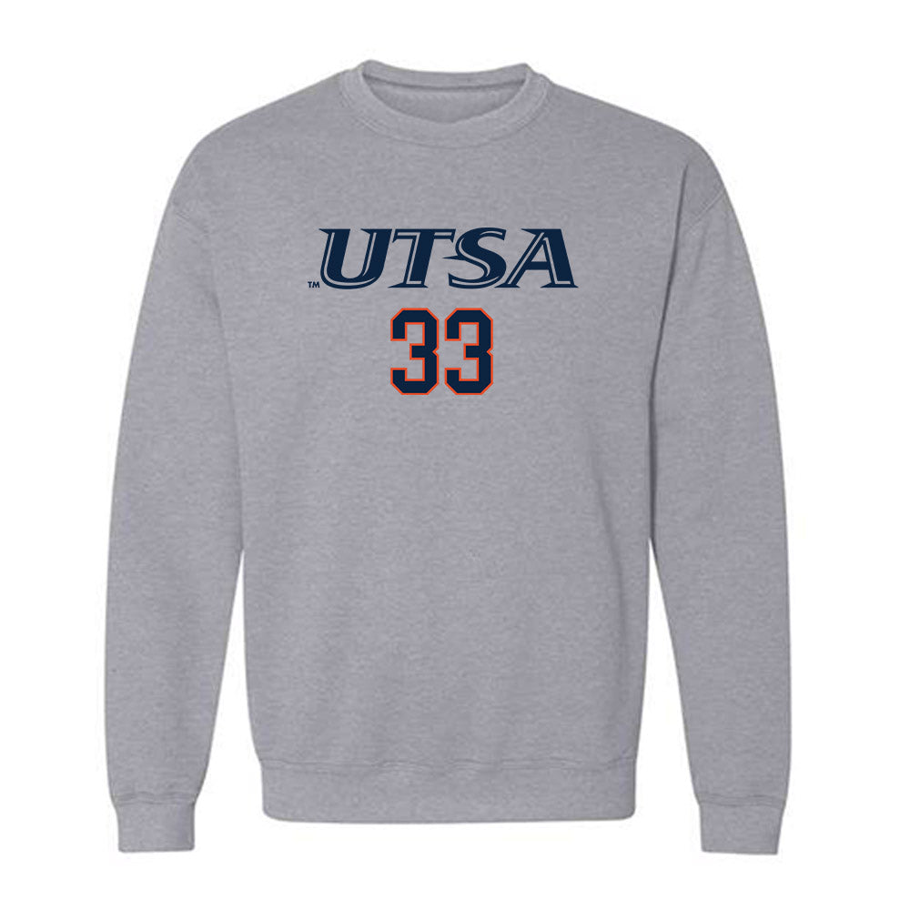 UTSA - NCAA Baseball : Ryan Self - Sports Shersey Crewneck Sweatshirt-0