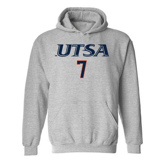 UTSA - NCAA Baseball : Mason Jacob - Sports Shersey Hooded Sweatshirt-0