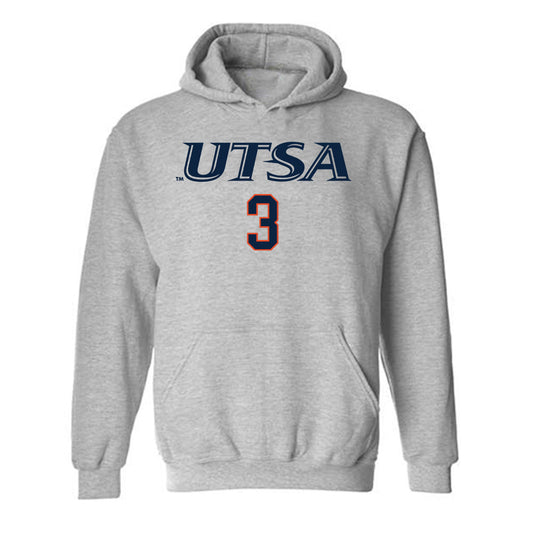 UTSA - NCAA Baseball : Jacob Silva - Sports Shersey Hooded Sweatshirt-0