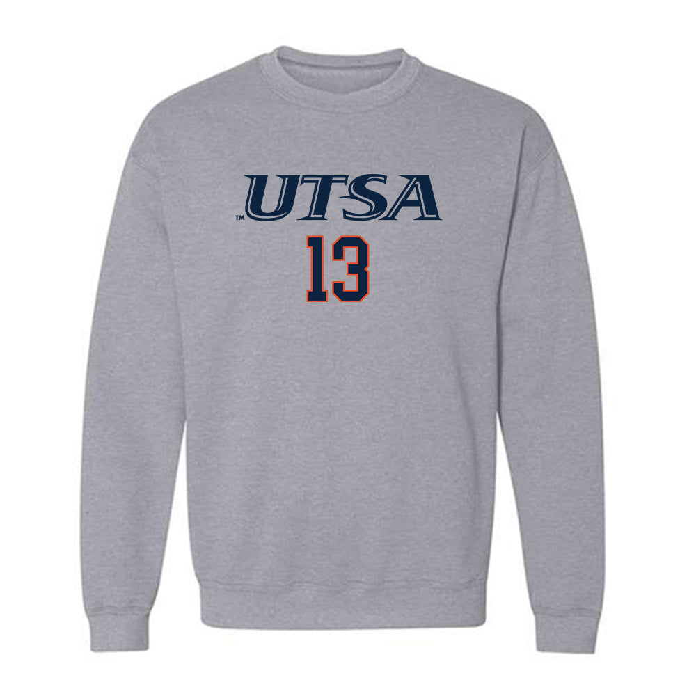 UTSA - NCAA Baseball : Kyle Sonduck - Sports Shersey Crewneck Sweatshirt-0