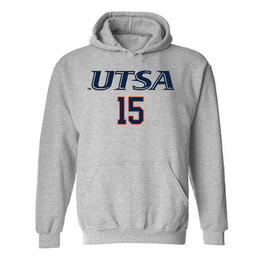 UTSA - NCAA Baseball : Brandon Bishop - Sports Shersey Hooded Sweatshirt-0
