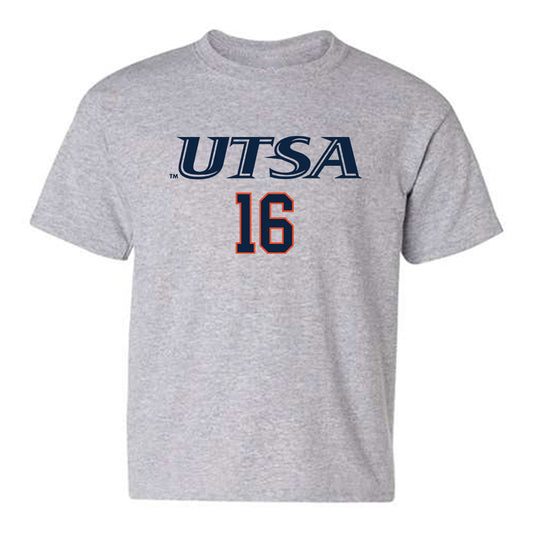 UTSA - NCAA Baseball : Todd Rochelle - Sports Shersey Youth T-Shirt-0