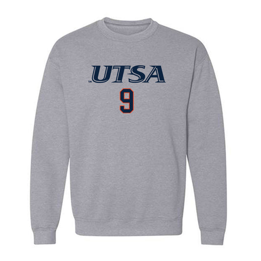 UTSA - NCAA Baseball : Aidan Eshelman - Sports Shersey Crewneck Sweatshirt-0