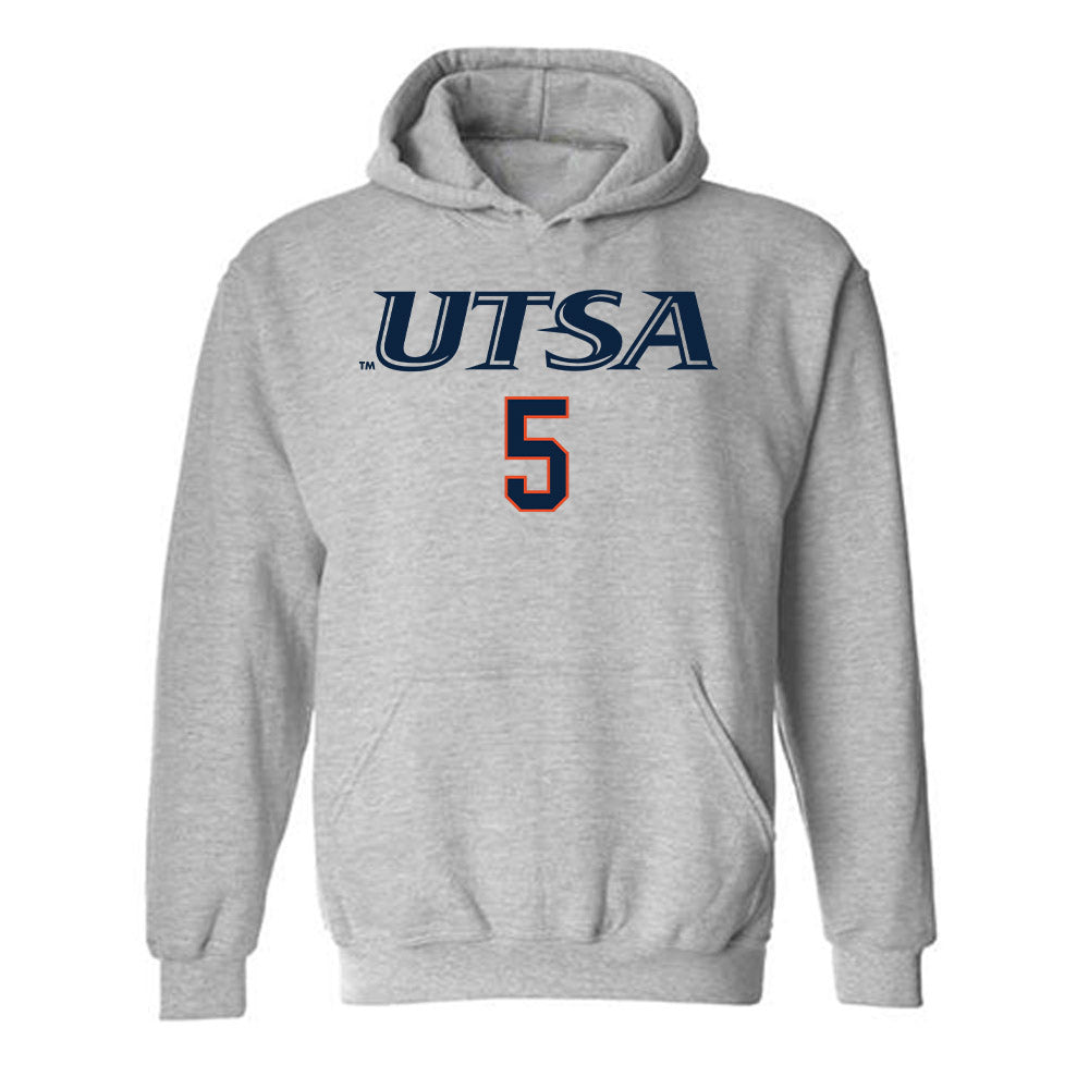 UTSA - NCAA Baseball : Diego Diaz - Sports Shersey Hooded Sweatshirt-0