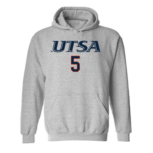 UTSA - NCAA Baseball : Diego Diaz - Sports Shersey Hooded Sweatshirt-0