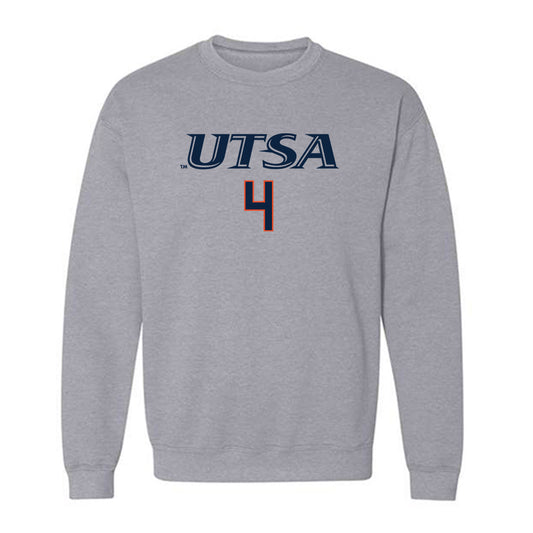 UTSA - NCAA Baseball : Tye Odom - Sports Shersey Crewneck Sweatshirt-0