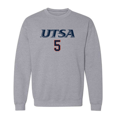UTSA - NCAA Baseball : Diego Diaz - Sports Shersey Crewneck Sweatshirt-0