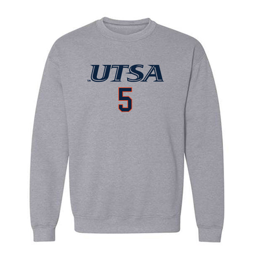 UTSA - NCAA Baseball : Diego Diaz - Sports Shersey Crewneck Sweatshirt-0