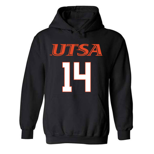 UTSA - NCAA Women's Volleyball : Caroline Krueger - Sports Shersey Hooded Sweatshirt-0