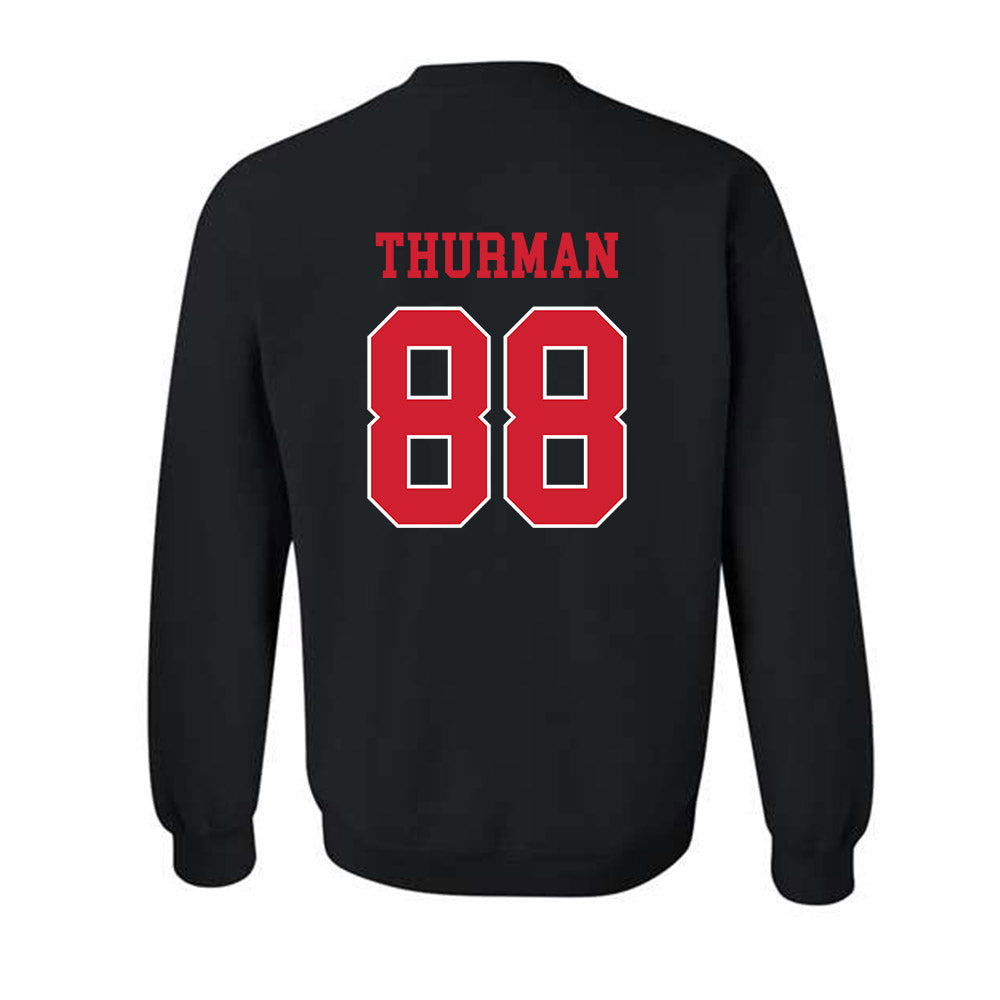 Houston - NCAA Football : Jacory Thurman - Replica Shersey Crewneck Sweatshirt-1