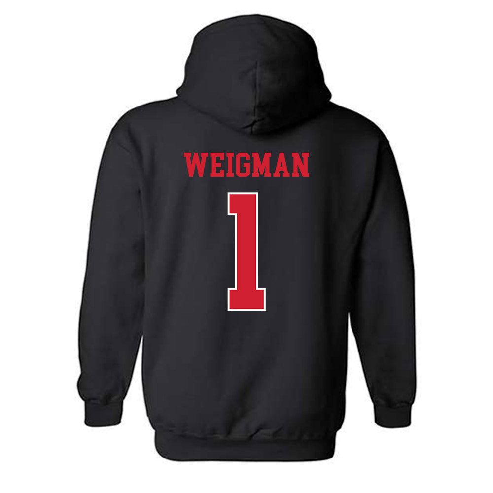 Houston - NCAA Football : Conner Weigman - Replica Shersey Hooded Sweatshirt-1