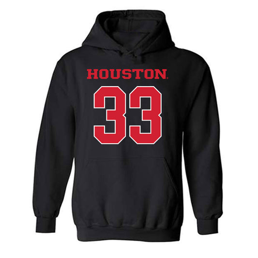 Houston - NCAA Football : Johnsley Barbas - Replica Shersey Hooded Sweatshirt-0