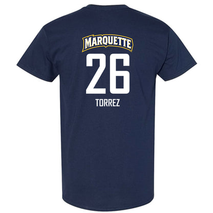Marquette - NCAA Men's Soccer : Hudson Torrez - Sports Shersey T-Shirt-1