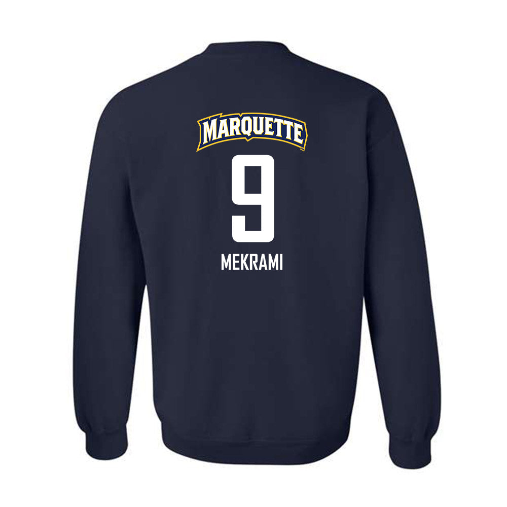 Marquette - NCAA Men's Soccer : Adam Mekrami - Sports Shersey Crewneck Sweatshirt-1