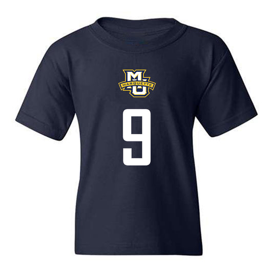 Marquette - NCAA Men's Soccer : Adam Mekrami - Sports Shersey Youth T-Shirt-0