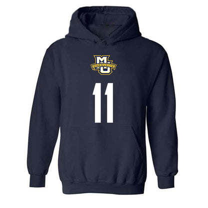 Marquette - NCAA Men's Soccer : Lucas Nesthus - Sports Shersey Hooded Sweatshirt-0
