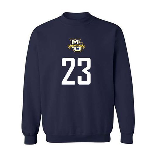 Marquette - NCAA Men's Soccer : Drew Mullins - Sports Shersey Crewneck Sweatshirt-0