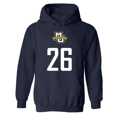 Marquette - NCAA Men's Soccer : Hudson Torrez - Sports Shersey Hooded Sweatshirt-0
