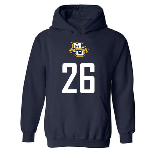 Marquette - NCAA Men's Soccer : Hudson Torrez - Sports Shersey Hooded Sweatshirt-0