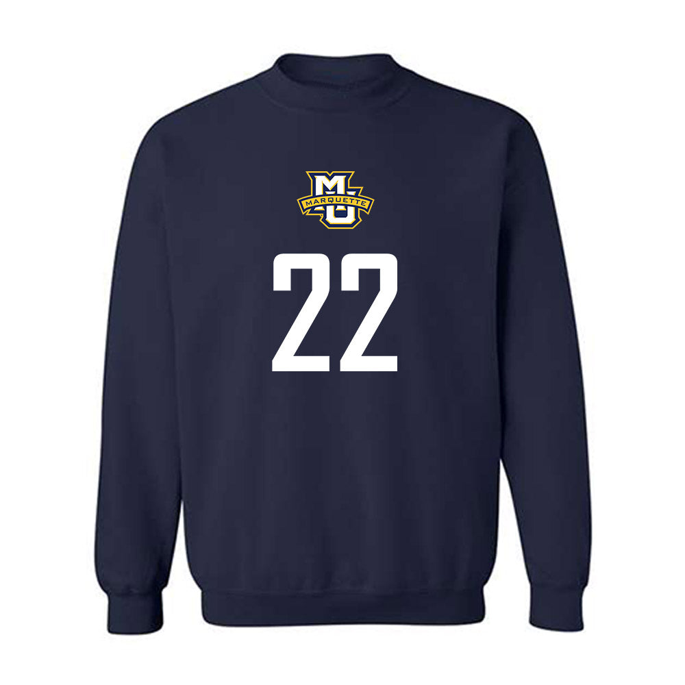 Marquette - NCAA Men's Soccer : Clayton Hamler - Sports Shersey Crewneck Sweatshirt-0