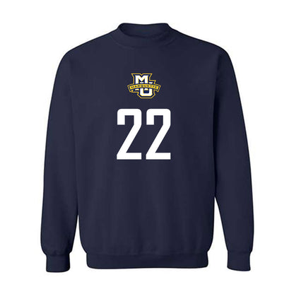 Marquette - NCAA Men's Soccer : Clayton Hamler - Sports Shersey Crewneck Sweatshirt-0