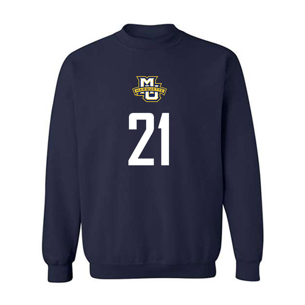 Marquette - NCAA Men's Soccer : Gabriel Rokov - Sports Shersey Crewneck Sweatshirt-0