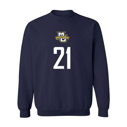 Marquette - NCAA Men's Soccer : Gabriel Rokov - Sports Shersey Crewneck Sweatshirt-0