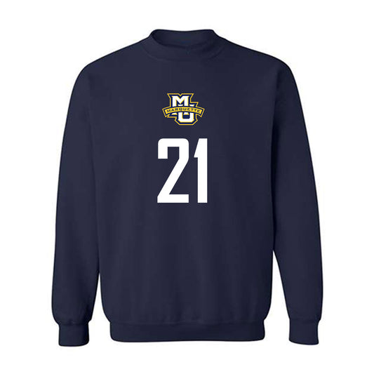 Marquette - NCAA Men's Soccer : Gabriel Rokov - Sports Shersey Crewneck Sweatshirt-0
