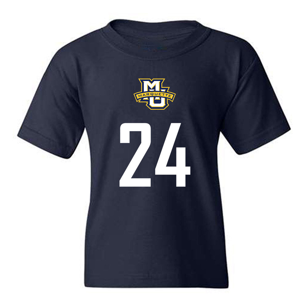 Marquette - NCAA Men's Soccer : Gabriel Miranda - Sports Shersey Youth T-Shirt-0
