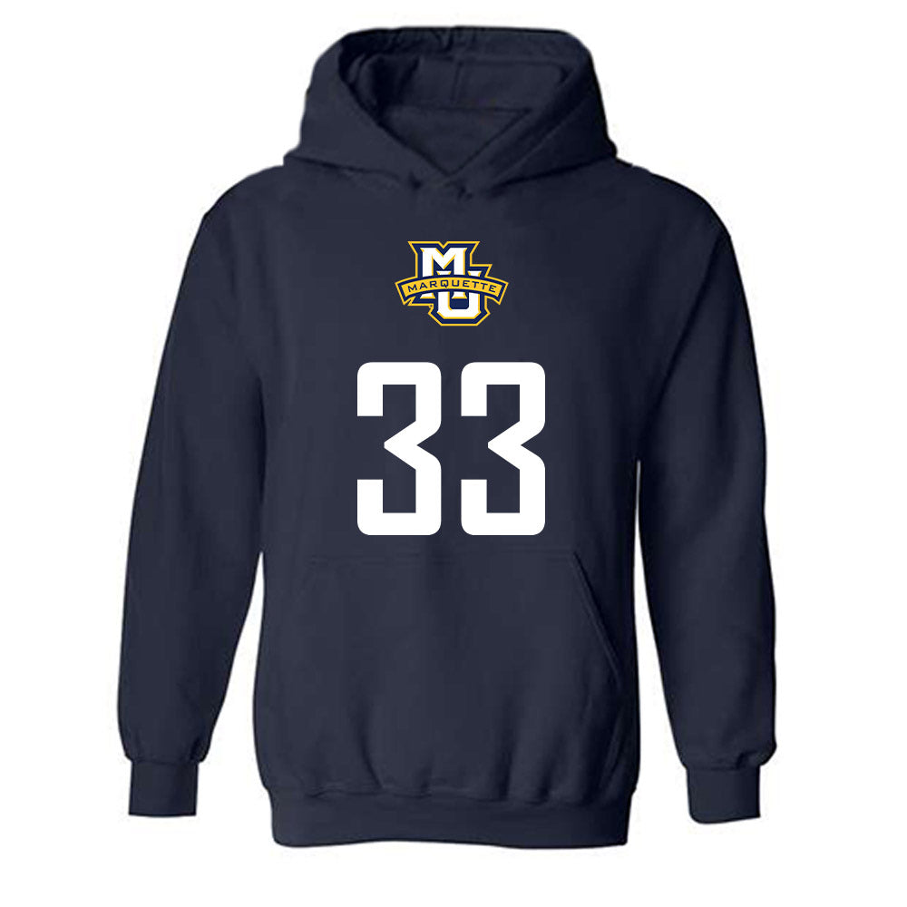 Marquette - NCAA Men's Soccer : Gabriel Anguil - Sports Shersey Hooded Sweatshirt