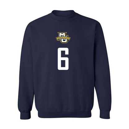 Marquette - NCAA Men's Soccer : Mateo Stoka - Sports Shersey Crewneck Sweatshirt-0