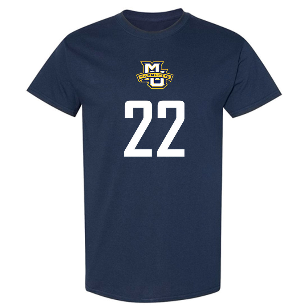 Marquette - NCAA Men's Soccer : Clayton Hamler - Sports Shersey T-Shirt-0