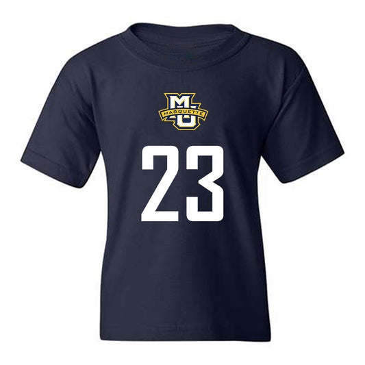 Marquette - NCAA Men's Soccer : Drew Mullins - Sports Shersey Youth T-Shirt-0