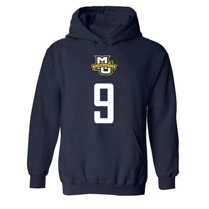 Marquette - NCAA Men's Soccer : Adam Mekrami - Sports Shersey Hooded Sweatshirt-0