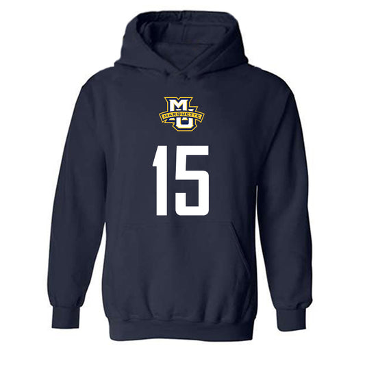 Marquette - NCAA Men's Soccer : Mitchell Dryden - Sports Shersey Hooded Sweatshirt