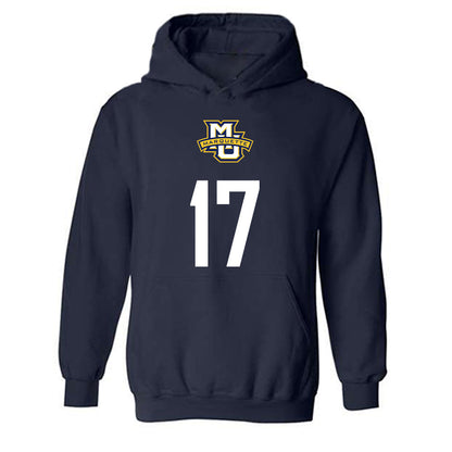 Marquette - NCAA Men's Soccer : Jonathan Monreal-Herrera - Sports Shersey Hooded Sweatshirt-0