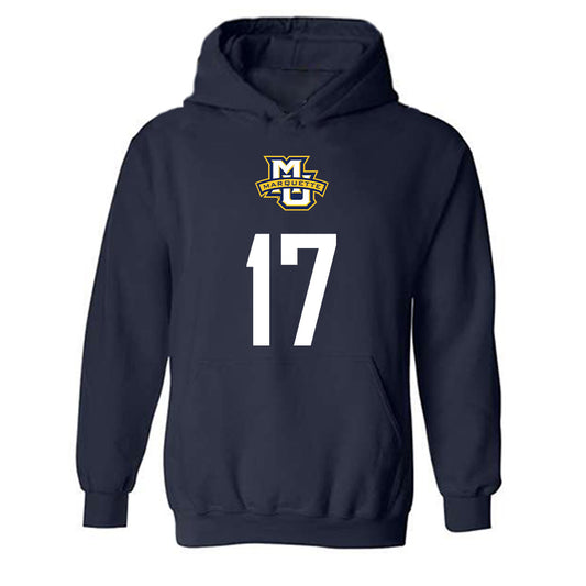 Marquette - NCAA Men's Soccer : Jonathan Monreal-Herrera - Sports Shersey Hooded Sweatshirt-0