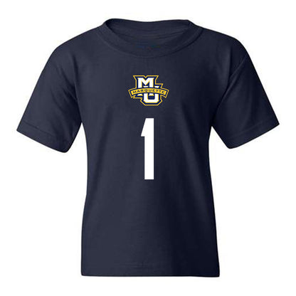 Marquette - NCAA Men's Soccer : Marten Brink - Sports Shersey Youth T-Shirt