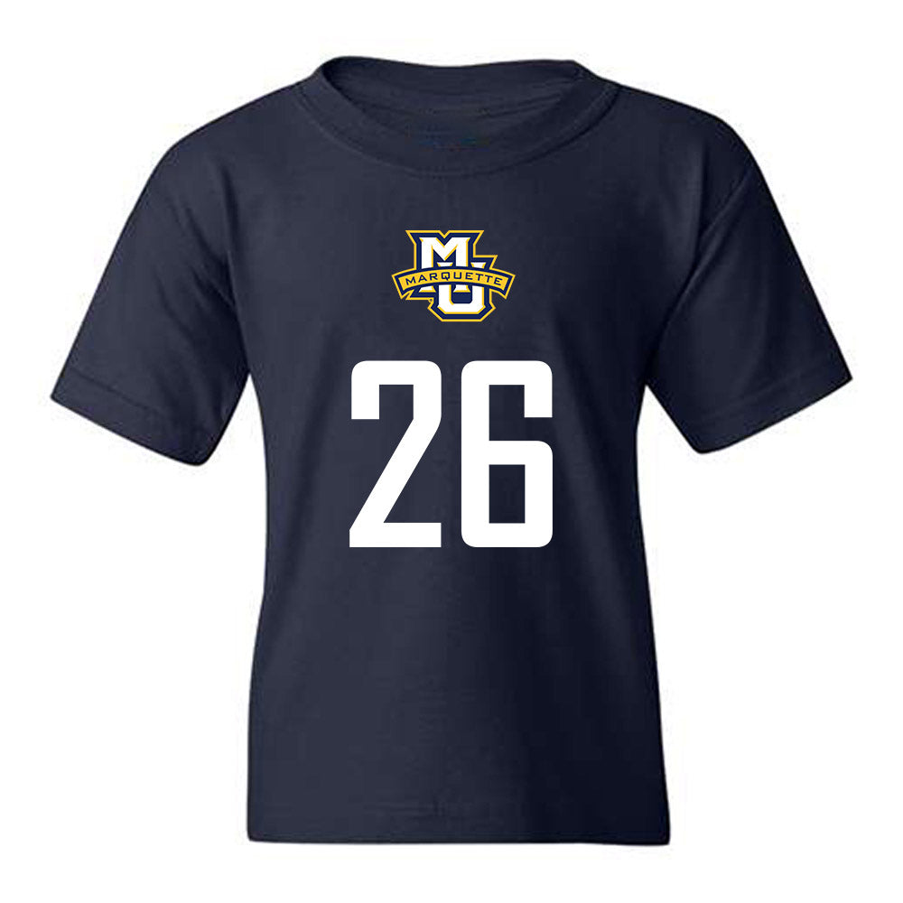 Marquette - NCAA Men's Soccer : Hudson Torrez - Sports Shersey Youth T-Shirt-0